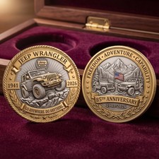 Ford Mustang 1964 American Original Commemorative Coin Car Collector Gift picture