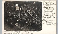 CINICILLO ITALIAN BOYS BAND cleveland oh real photo postcard rppc ohio marching picture