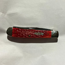 Case XX Trapper 6254 2-Blade SS Slipjoint Clip Point Plain Red Bone 1971 picture
