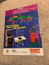 11-8 1/4” Cosmic Guerrilla Universal arcade video game FLYER AD picture