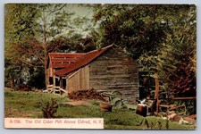 WA1/ Eldred New York Postcard c1910 The Old Cider Press Mill 173 picture