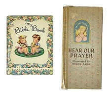 2 Vintage Children’s Books Hear Our Prayer My Bible Book McNally Sharon Stearns picture