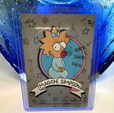 SkyBox 1990 The Simpsons Sticker Non-Sport Trading Card #5 Maggie Simpson picture