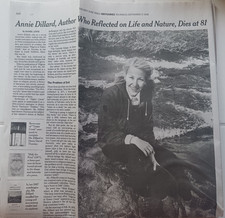 Annie Dillard 81 Pilgrim at Tinker Creek Lucien Smith 37 Obituary New York Times picture