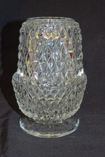 Indiana Diamond Point Crystal Fairy Lamp 5 1/4