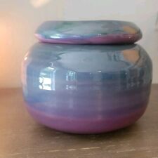 Vintage Original The Violet Pot 1997 Purple Blues Ceramic African Violet Planter picture