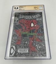 Spider-man 1 Cgc 9.8 1990 Silver Signed Signature Todd McFarlane Custom Label picture
