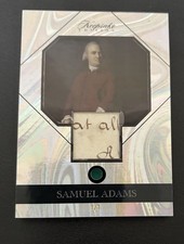 2023 Keepsake Edition Samuel Adams Authentic Document + Green Onyx Gem #1/1 picture