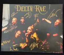 DELTA RAE AUTOGRAPHED 8x10 PHOTO SIGNED BY ALL 6 MEMBERS picture