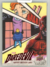 2017 UPPER DECK DAREDEVIL Derdevil Sketch Card by Kokkinaki【1/1】 picture