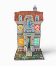 Jim Shore Heartwood Creek Illuminated Quilts Village House Building 2011 picture