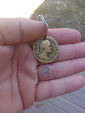 Vintage 1932 Indian Motocycle George Washington Charm. picture