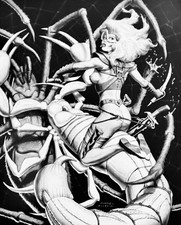 Night Slayers 4 (1993) - 11x14 Original Art Print by Steve Fastner + Rich Larson picture