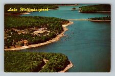 Lake Wallenpaupack PA-Pennsylvania, Aerial View Vintage Souvenir Postcard picture