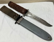 WW2 ROBESON CUTLERY RCC USN MK2 fighting knife 1944 NORD scabbard 5th Variant  picture