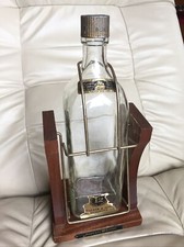 John Walker & Son Extra Special 12 Yr. Gold Wood Brass Pour Cradle Promo Barware picture