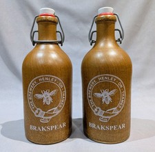 Vintage Brakspear The Brewery Henley-On-Thames Stoneware MKM Beer Bottles 1999 picture
