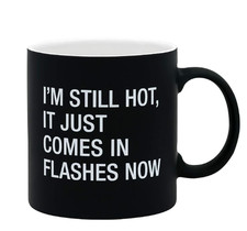 About Face Designs Hot Flashes 20 Oz Coffee Mug With Box | Old Age Gift picture