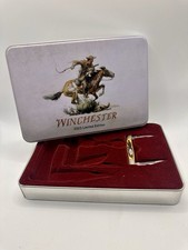  Winchester 2003 Limited Edition Tin & Mini Pocket Knife Only Incomplete Lot picture