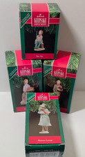 Hallmark Keepsake Ornament , Ebenezer Scrooge Bob and Mrs Cratchit and Tiny Tim picture