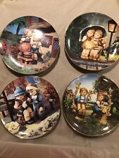 Set of 4 Hummel Collectible plates by Danbury Mint, 1990 picture