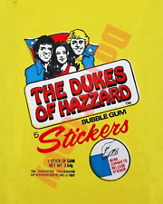 1981 DONRUSS THE DUKES OF HAZZARD TV Show Yellow Version Card Wrapper 8x10 Photo picture