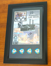 Frank Cullotta Signed Las Vegas Mob Photo Framed Golden Nugget Chips PSA DNA picture