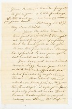1871 Antique Handwritten Letter Washington DC History Capitol Fireworks Ephemera picture