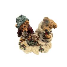 Vintage Christmas Boyds Bears Figurine 1994 “friendship is the cement “ see pics picture