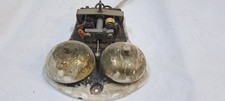 ​Vintage G.E.C. Black Bakelite Dual Gong Telephone Ring Bell Antique GEC England picture