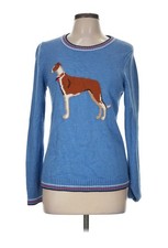 Talbots Greyhound Whippet Puppy Dog Sweater Blouse  Medium  picture