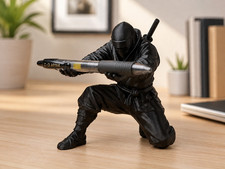 Ninja Pen Holder, Custom Desk Decor 3D Printed picture