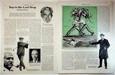 Collier's May 24 1930 Print Advertisement War to the Last Drop Oil Article picture