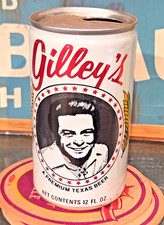 1981 MICKEY GILLEYS ROADHOUSE BEER CAN URBAN COWBOY JOHN TRAVOLTA  SHINER EMPTY picture