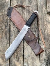 Rambo IV Machete Knife Replica | Handmade Leather Sheath | Movie Prop | MTO picture