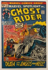 MARVEL SPOTLIGHT GHOST RIDER #6 VG 4.0 2nd appearance Johnny Blaze HOT picture