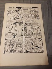 CAR 54 #5 original comic art WHERE ARE YOU TV  1963 KEYSTONE COPS GUARDS DELL picture