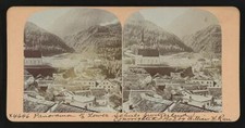 Panorama of lower Schuls, Switzerland Historic Old Photo picture