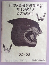 1983 WORTHINGTON OHIO Worthingway Wildcats Middle School YEARBOOK picture