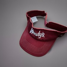 New Authentic Wendy’s Crew Hat Red And Black Variants One Size Unisex picture