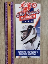 EVEL KNIEVEL HISTORIC HARLEY-DAVIDSON MUSEUM BROCHURE WORLDS GREATEST DAREDEVIL picture
