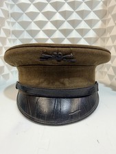 Pre-WWI US Army Enlisted M1902 Khaki Visor Hat - 30th Infantry Company L picture