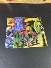 The Badger Comic Lot 1-3 Vf  - Capital Comics 1983 Wc1 picture