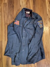 Vintage Obsolete Byram Township Police New Jersey NJ Elleco Uniform Shirt picture