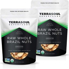 Terrasoul Superfoods Organic Brazil Nuts, 2 Lbs (2 Pack) - Raw | Unsalted | picture