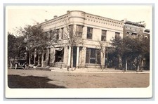 FREDONIA Kansas KS ~ 1909c ~ LONG BROTHERS Building ~ 6th St & Monroe RPPC picture