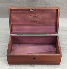 Vintage Lane Salesman Sample Miniature Cedar Chest Jewelry Box Leath-Maxwell picture