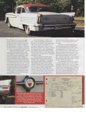 1958 OLDSMOBILE DYNAMIC 88 2 DOOR 4 pg Article picture