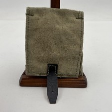 Soviet-era Style Army Vintage Canvas Grenade Pouch With Belt Loops picture