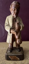 Vintage JASCHKE PRETZL Hand Carved Wood Obstetrician - German Mid-century picture